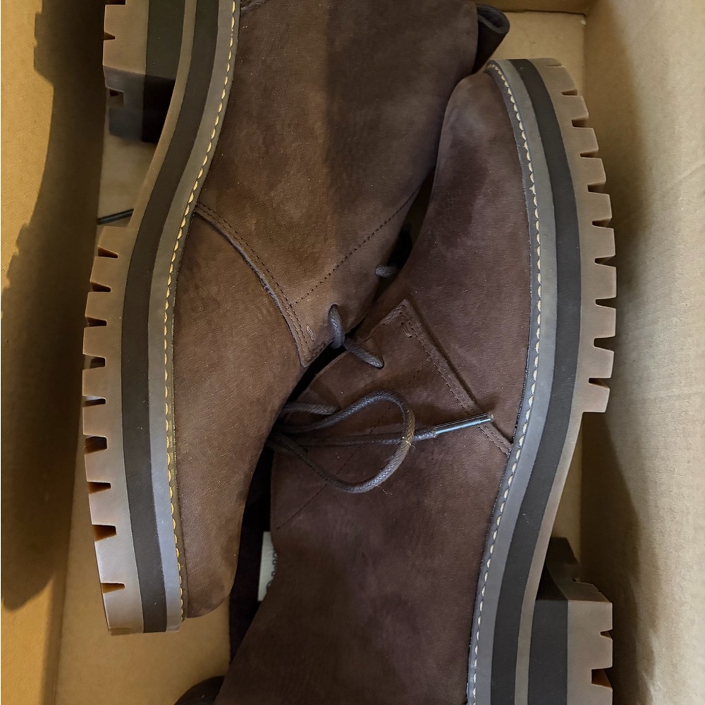 Women’s Timberland Waterproof Dark Brown Suede Leather Chukka Ankle Boots - Picture 12 of 12